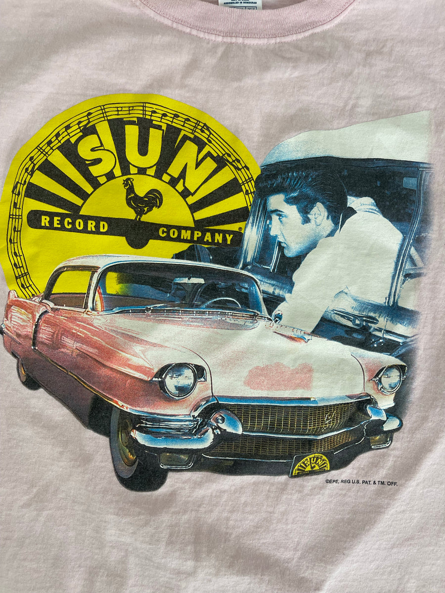 Vintage Elvis Presley Sun Record Company Tee L