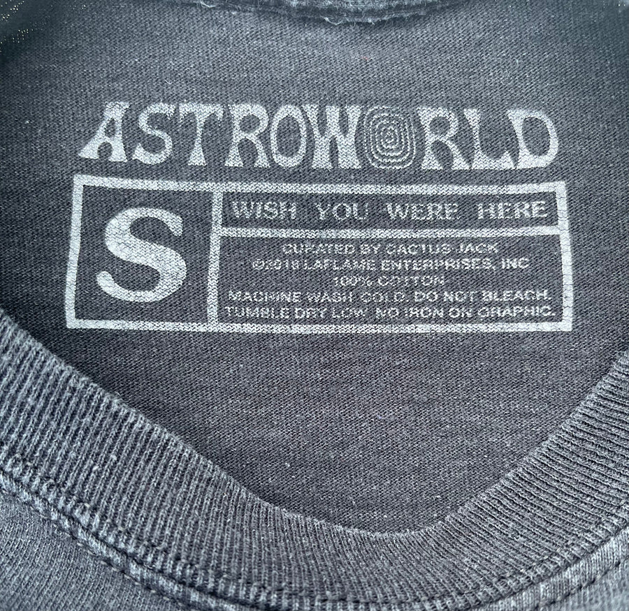 Travis Scott Wish You Were Here Astro World Tour Sweatshirt S