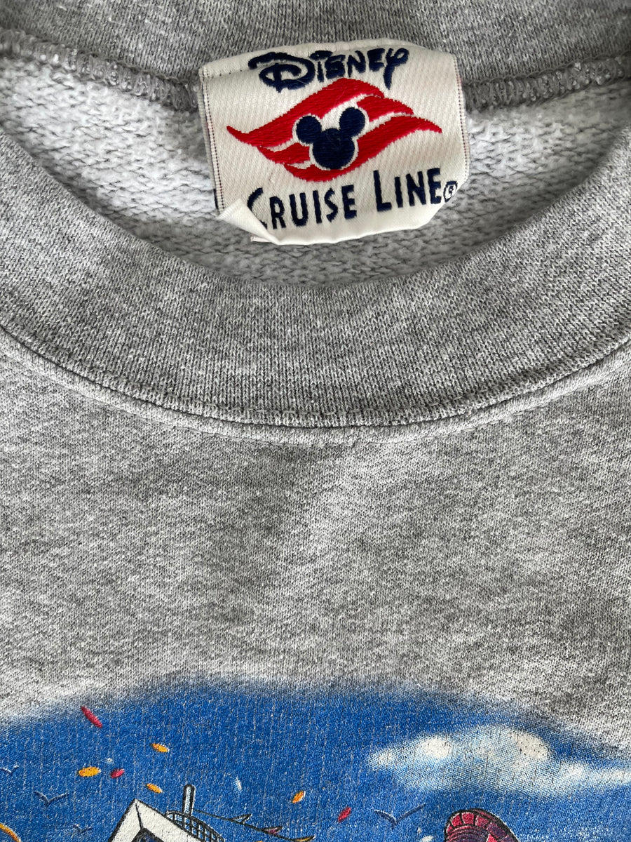 Vintage Disney Mickey Mouse Cruise Line Sweater L