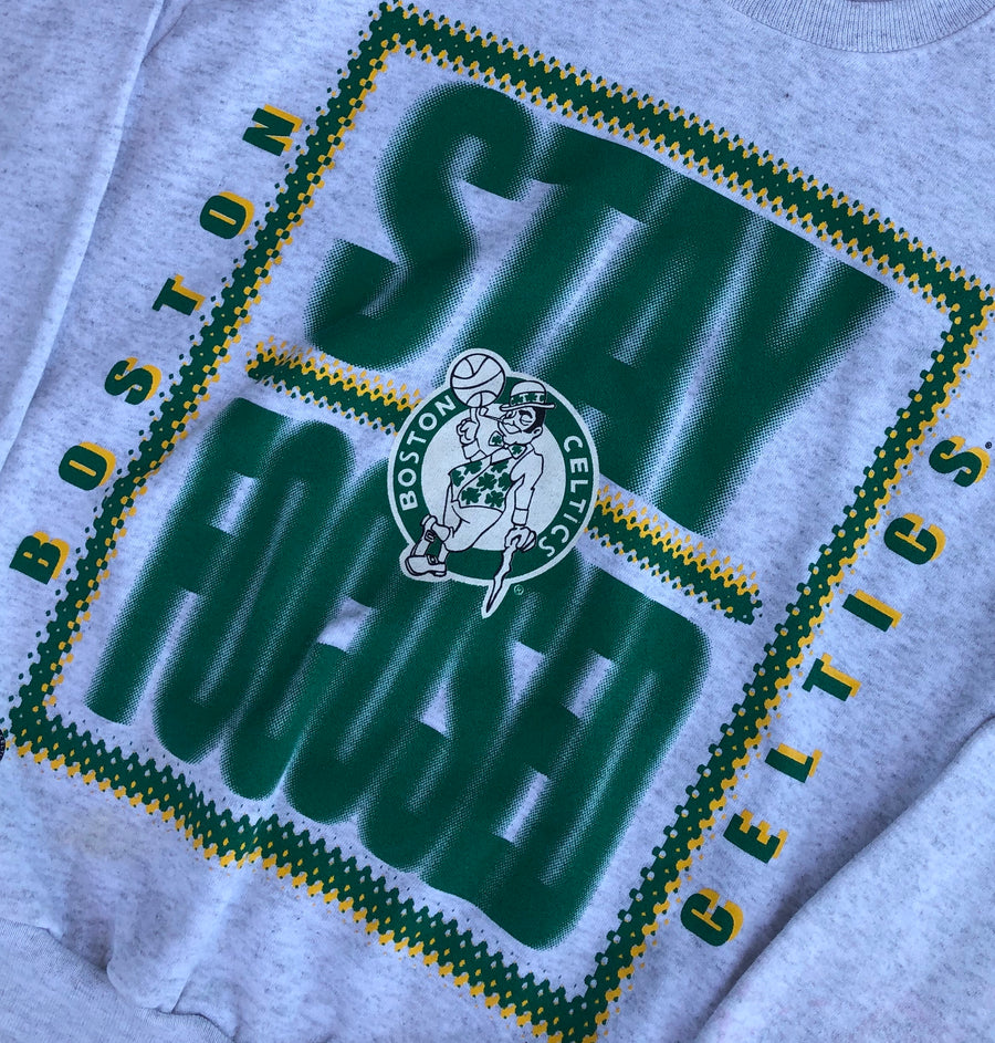Vintage Boston Celtics Crewneck Sweater L