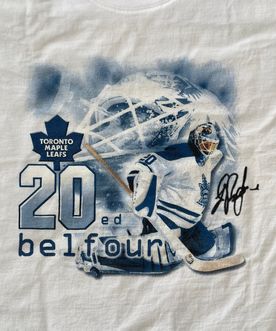 Vintage Toronto Maple Leafs Ed Belfour Tee XL