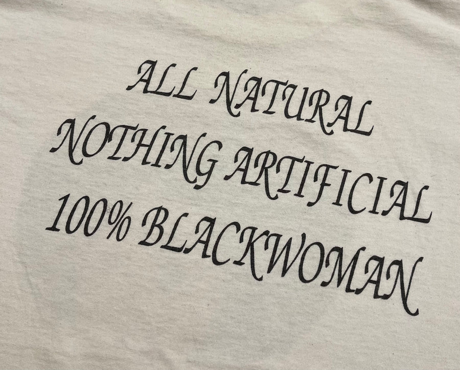 Vintage Natural Woman Pro Black Tee XL
