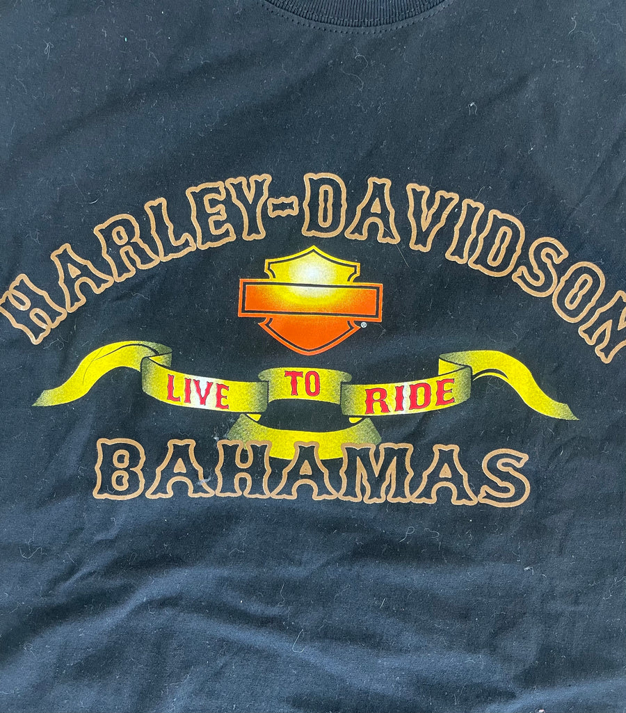Vintage Harley Davidson Bahamas Muscle Shirt L