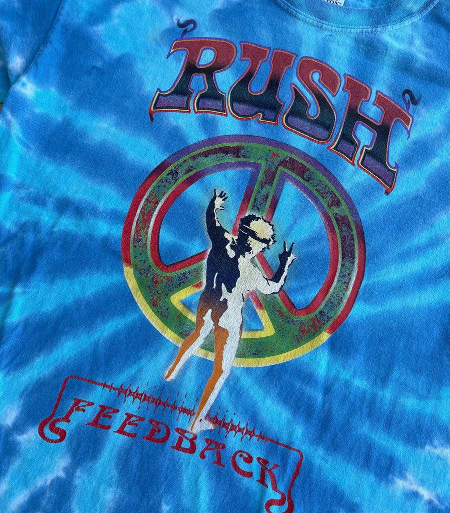 2004 Rush Feedback Tour Tie Dye Tee L