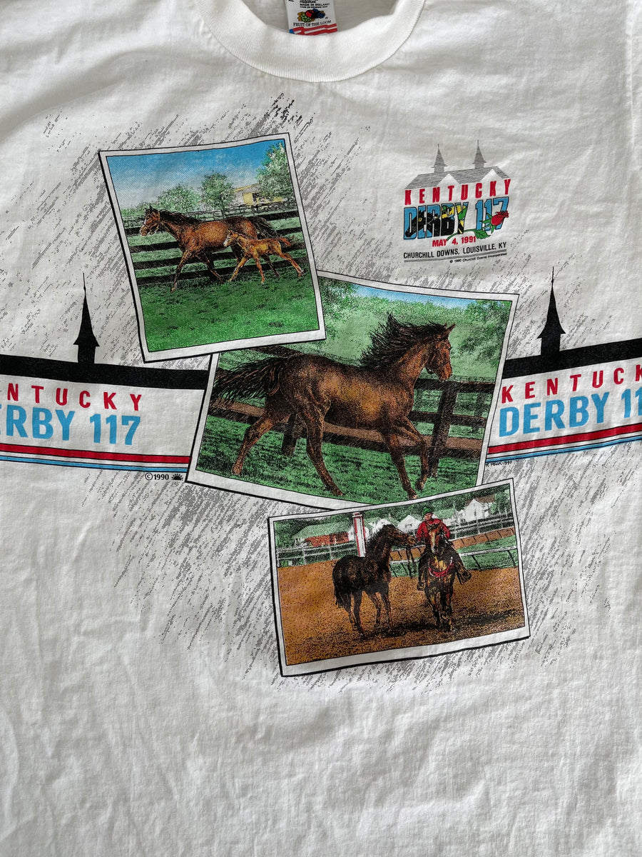 Vintage 1990 Kentucky Derby Tee XL