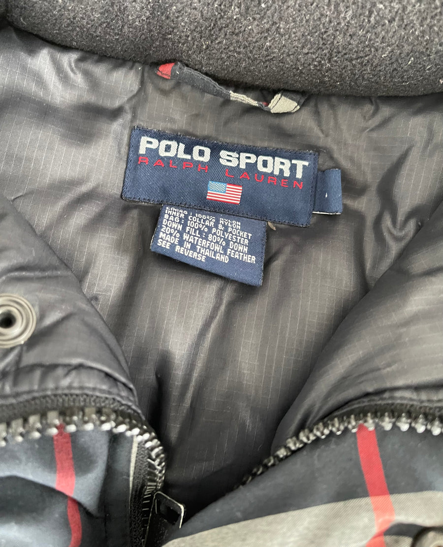 Vintage Polo Sport Puffer Jacket L