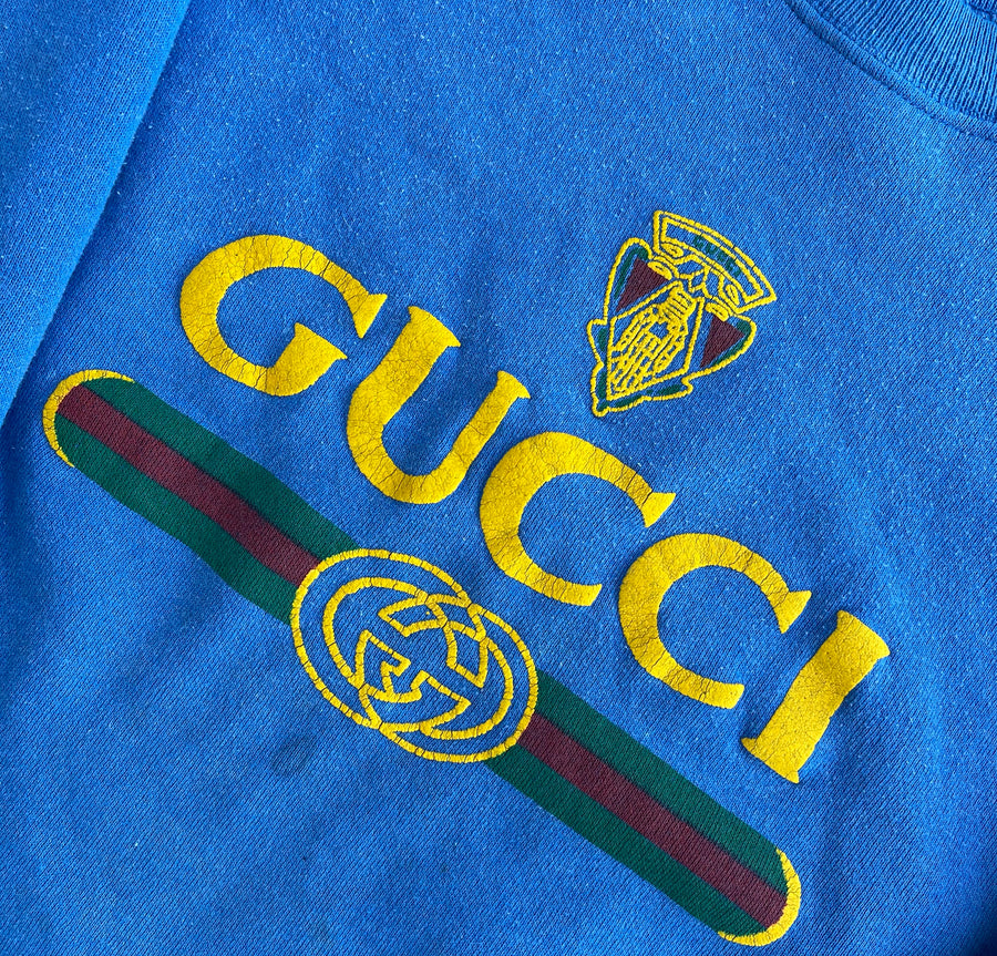 Vintage Bootleg Gucci Crewneck Sweater M/L