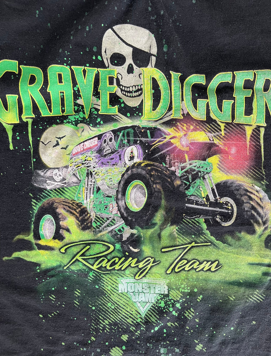 Grave Digger Monster Jam Racing Team Tee M
