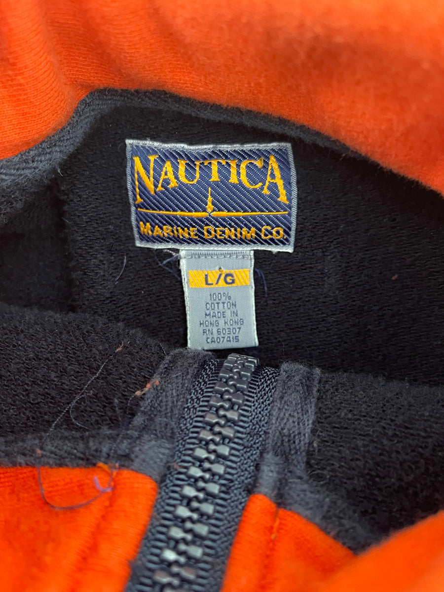 Vintage Nautica Marine Half Zip Sweater XL