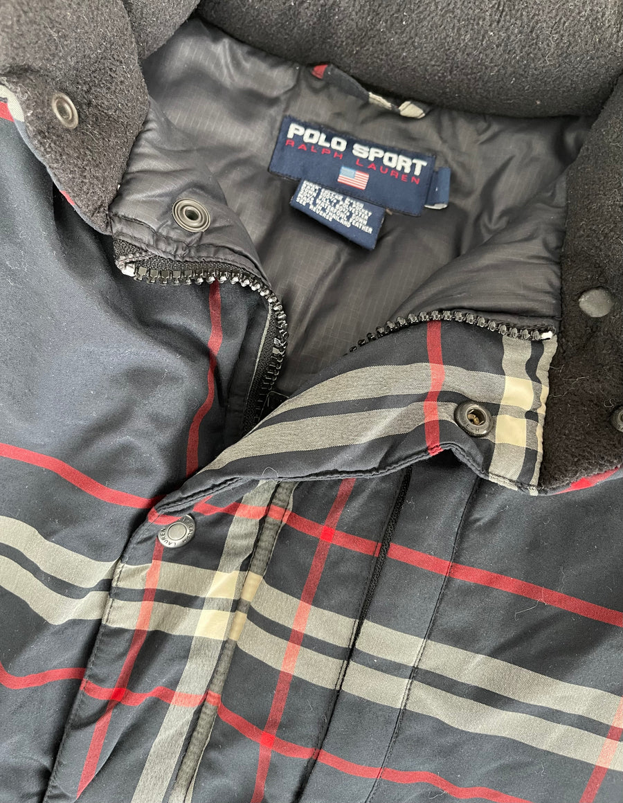 Vintage Polo Sport Puffer Jacket L