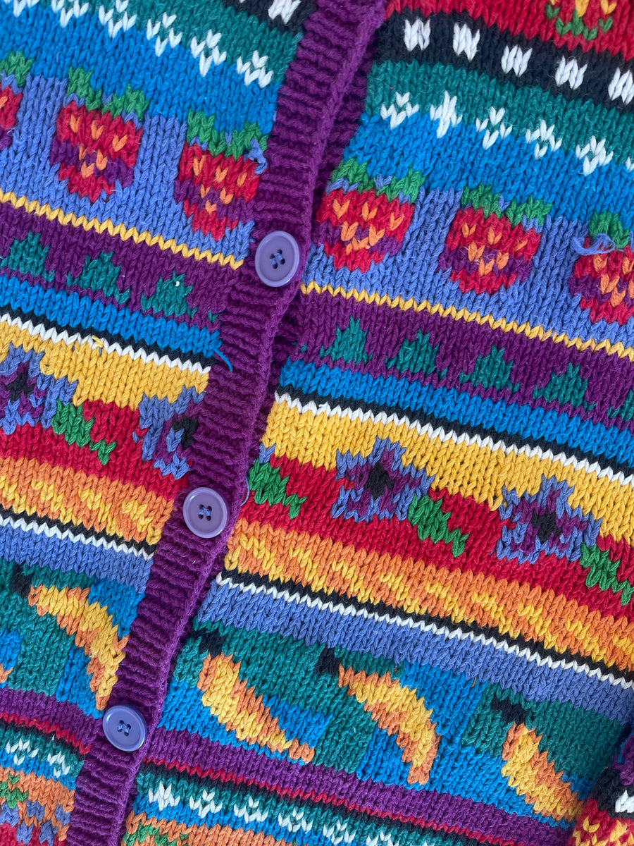 Vintage Womens L.L. Bean Hand Knit Sweater L
