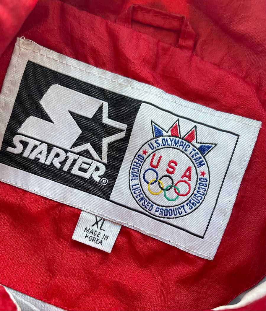 Vintage Starter USA Olympics Windbreaker Jacket XL