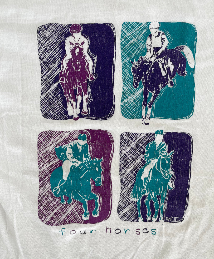 Vintage Four Horses Tee M