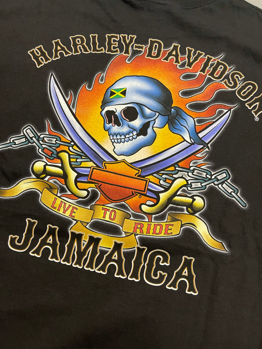 Vintage Harley Davidson Jamaica Tee L NWT