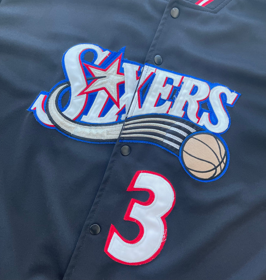 Philadelphia 76ers Allen Iverson #3 Warm Up Jersey XXL