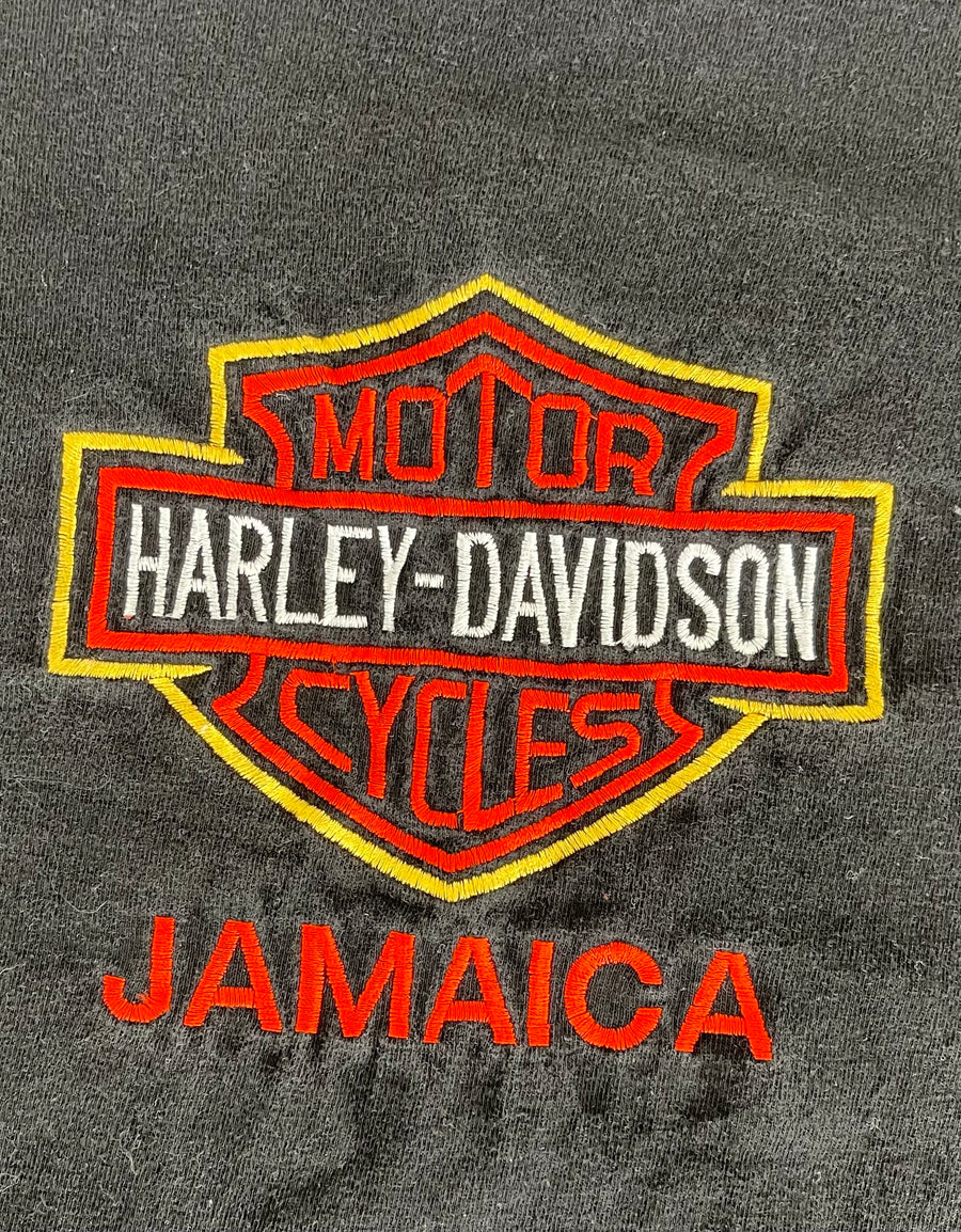 Vintage Jamaica Harley Davidson Tee M