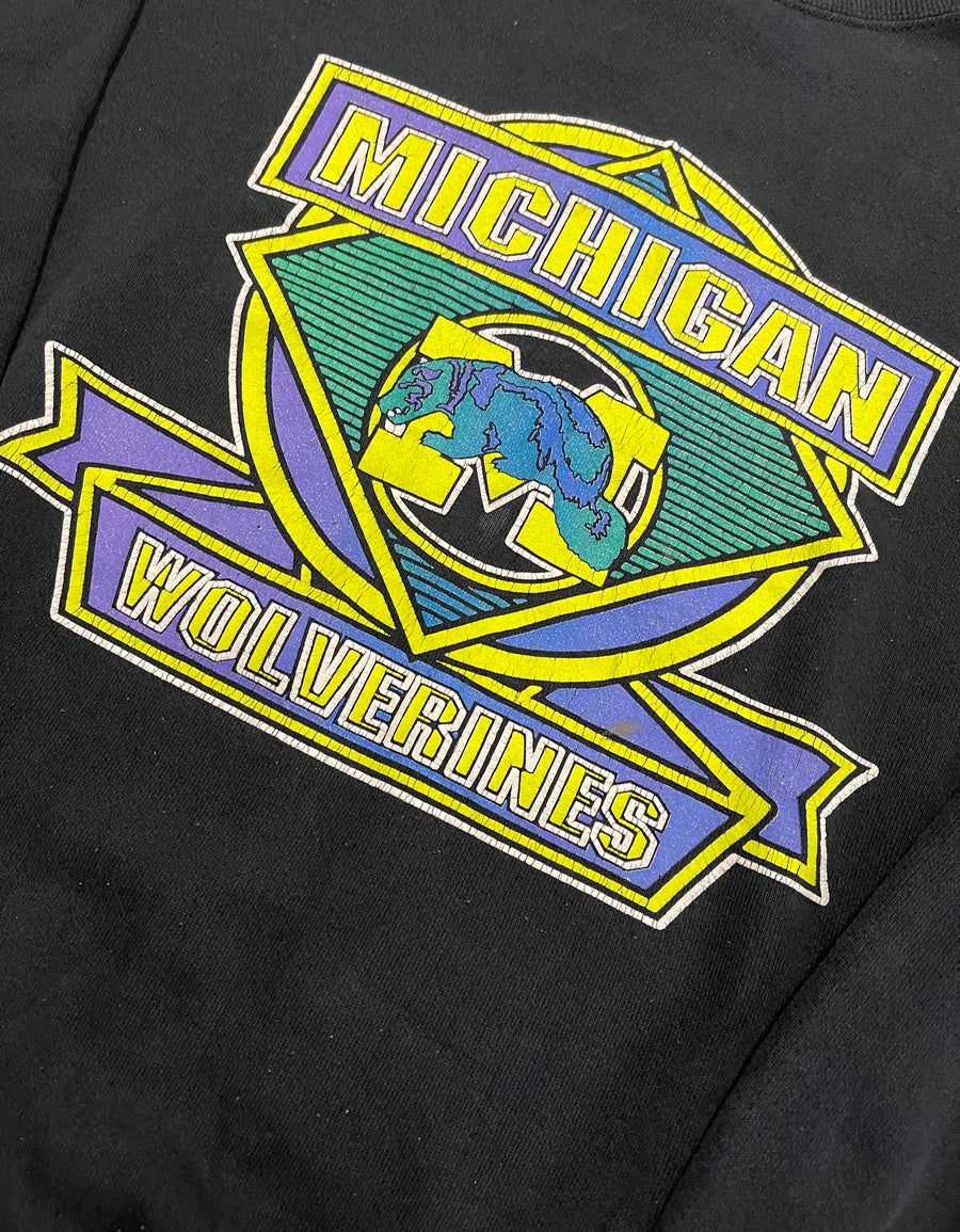 Vintage Michigan Wolverines Crewneck Sweater XL