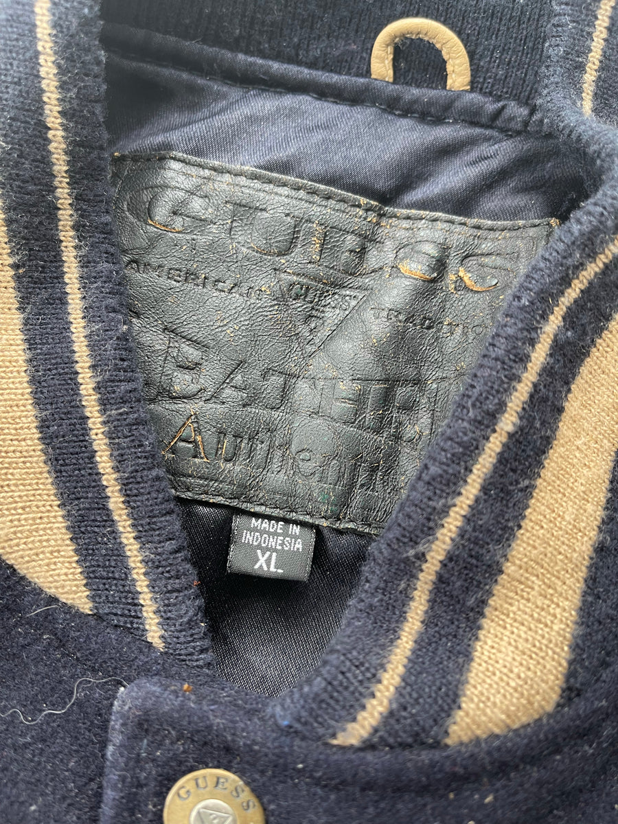 Vintage Guess Jacket Letterman Jacket XL