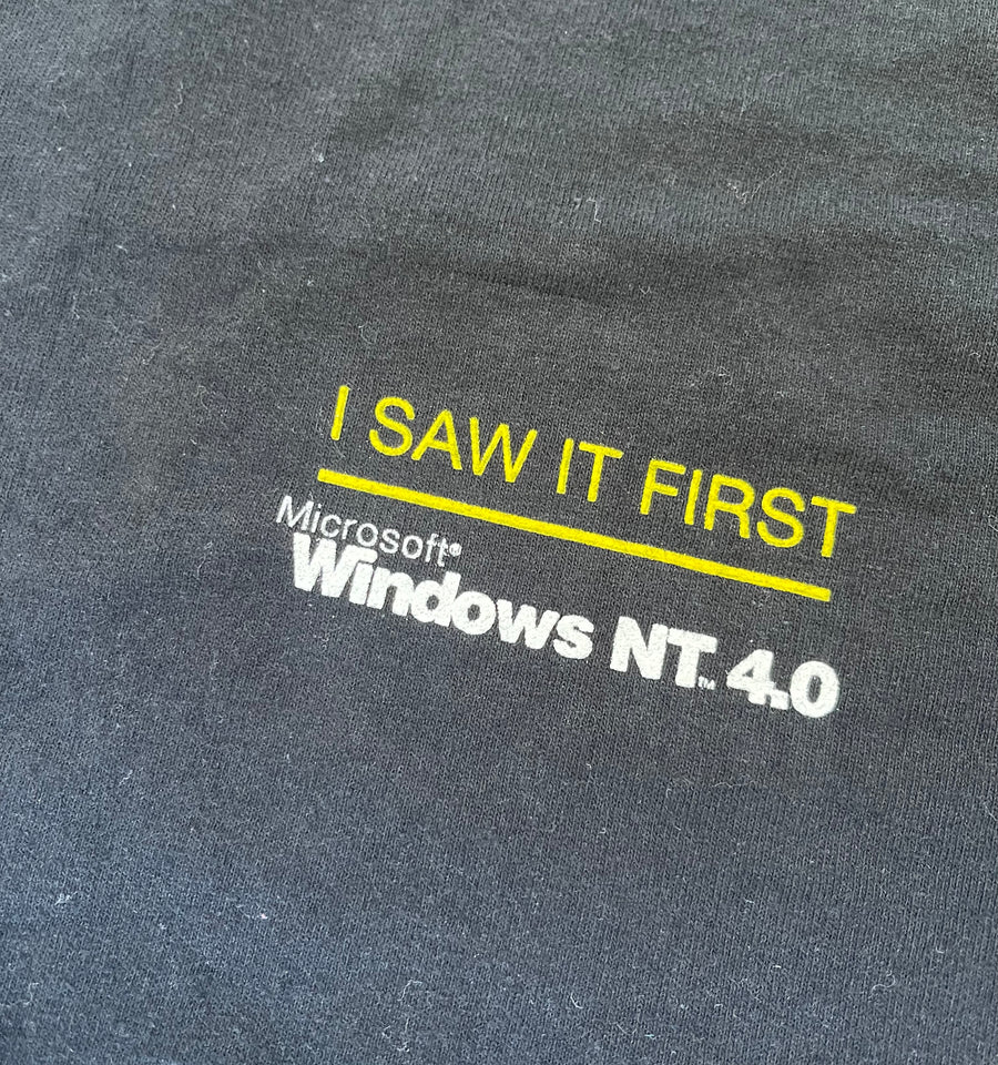 Vintage 1996 Microsoft Windows NT. 4.0 Tour Tee XL