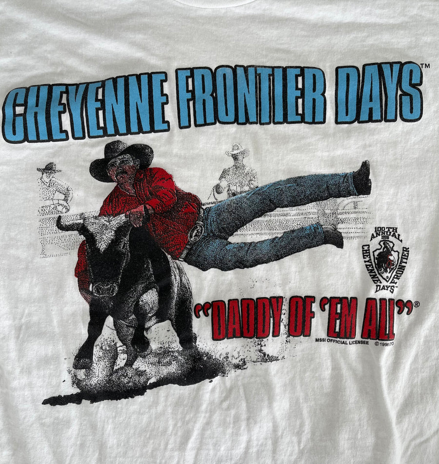 Vintage 1996 Frontier Daddy of Em All Tee L