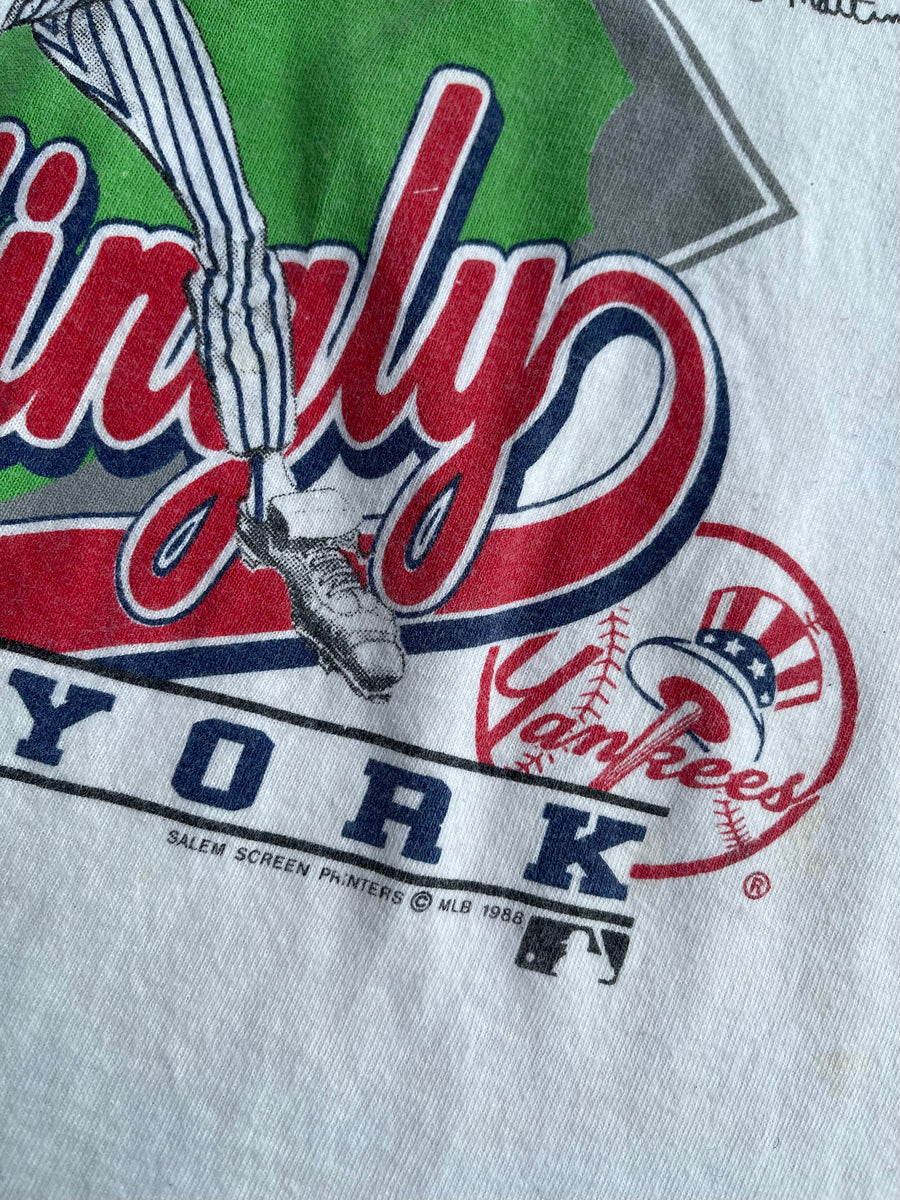 Vintage 1988 Don Mattingly New York Yankees Tee M
