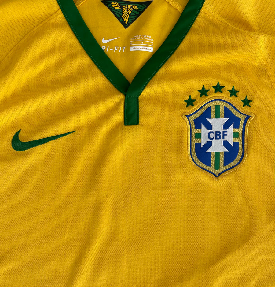 Nike 2014 Brazil Football Soccer Jersey M