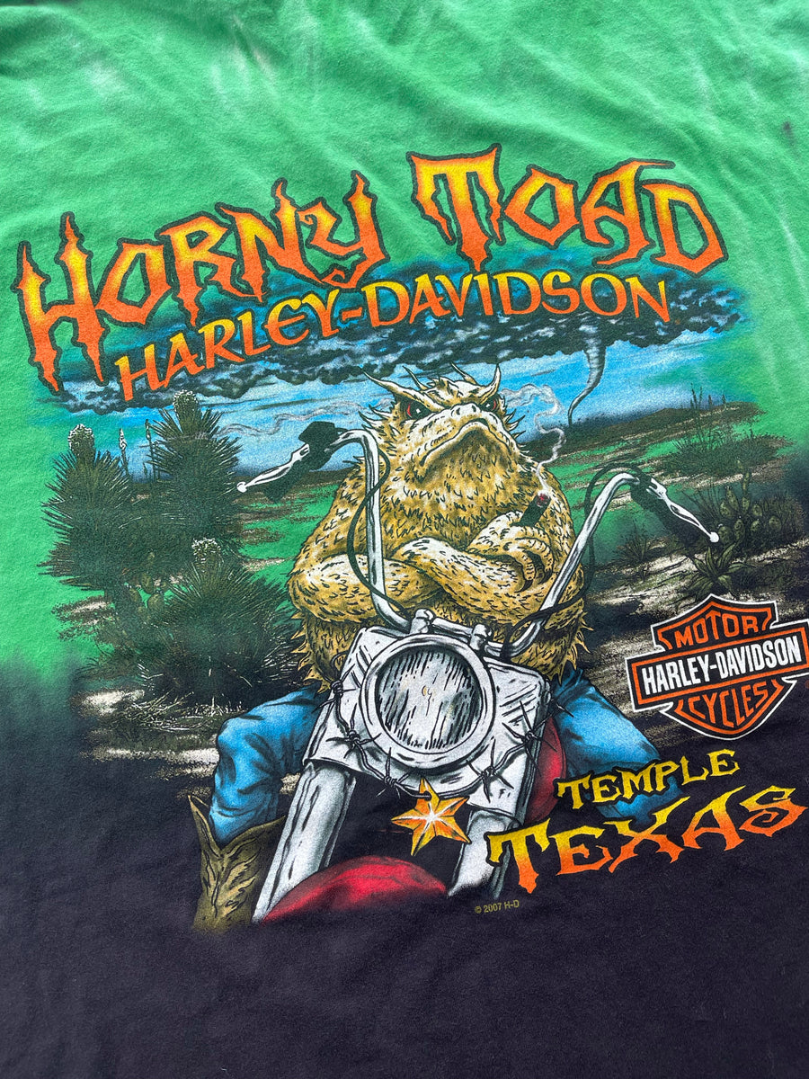 Vintage 2007 Harley Davidson Temple Texas Tee XXL