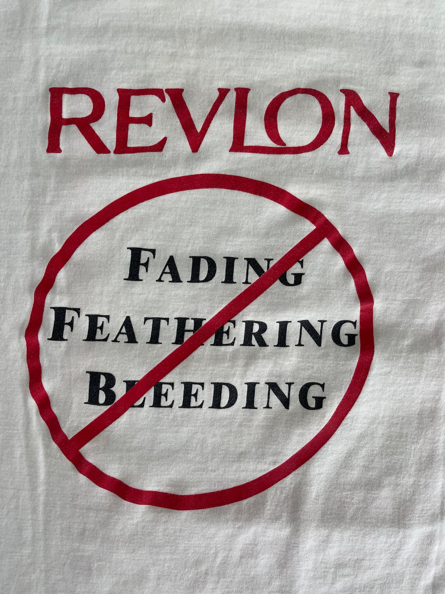 Vintage 90s Revlon Make Up Tee XL