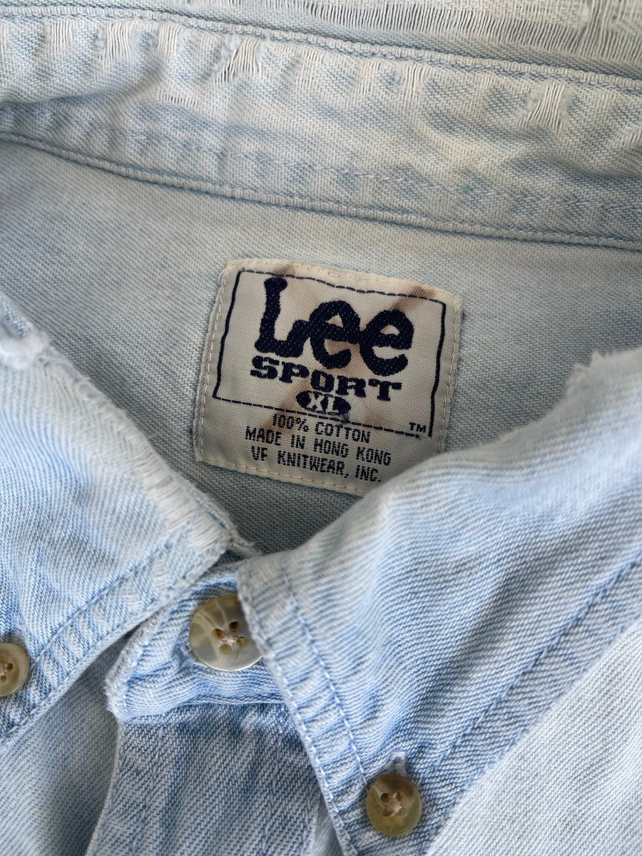 Vintage Star Wars Lee Denim Button Up XL