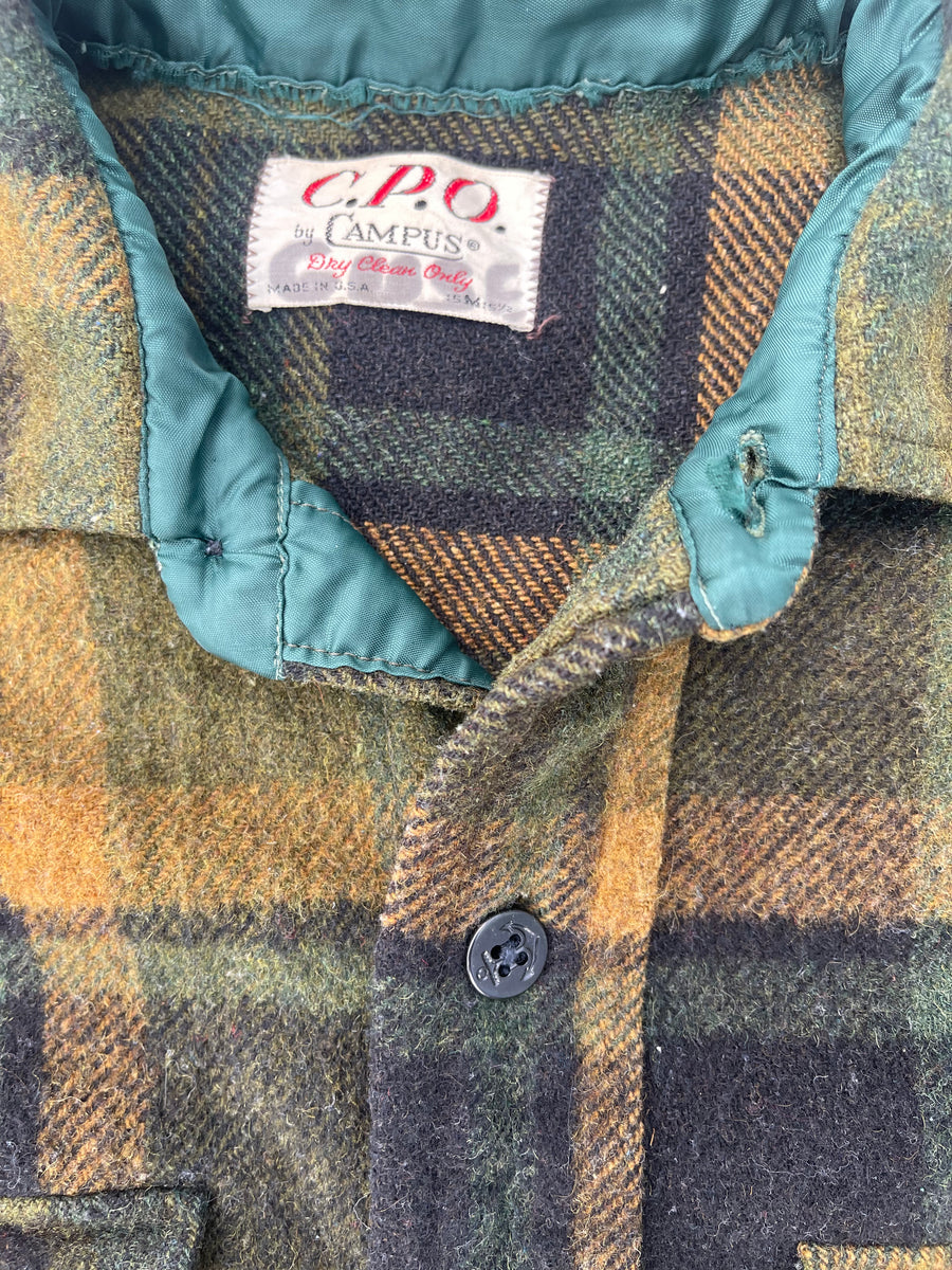 Vintage Plaid Flannel Jacket M