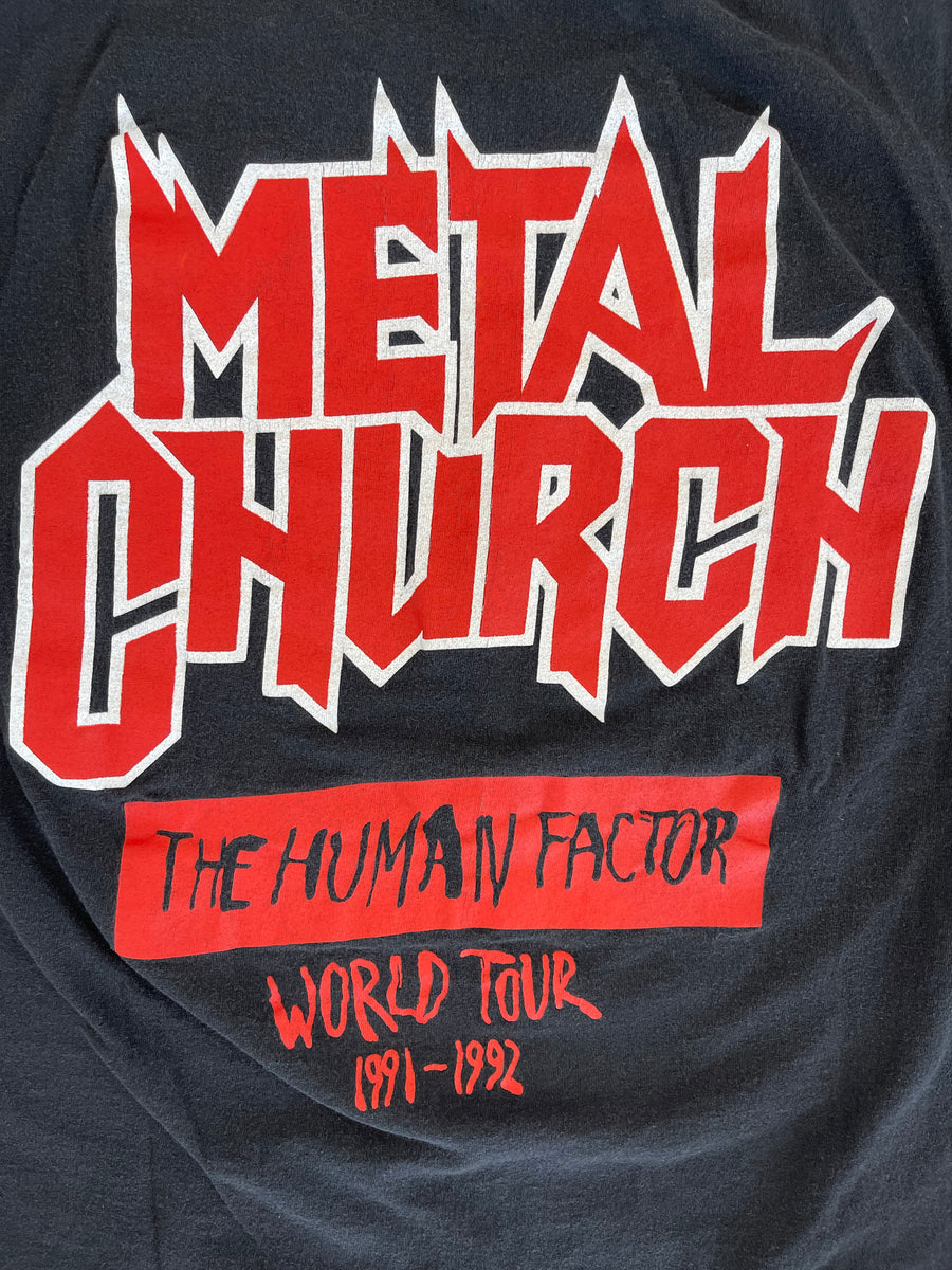 Vintage 1991 Metal Church Tee L