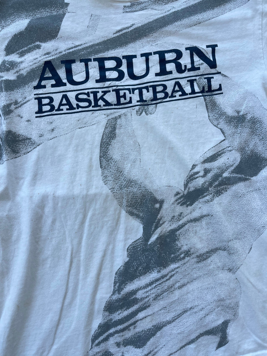 Vintage Auburn Basketball Tee L