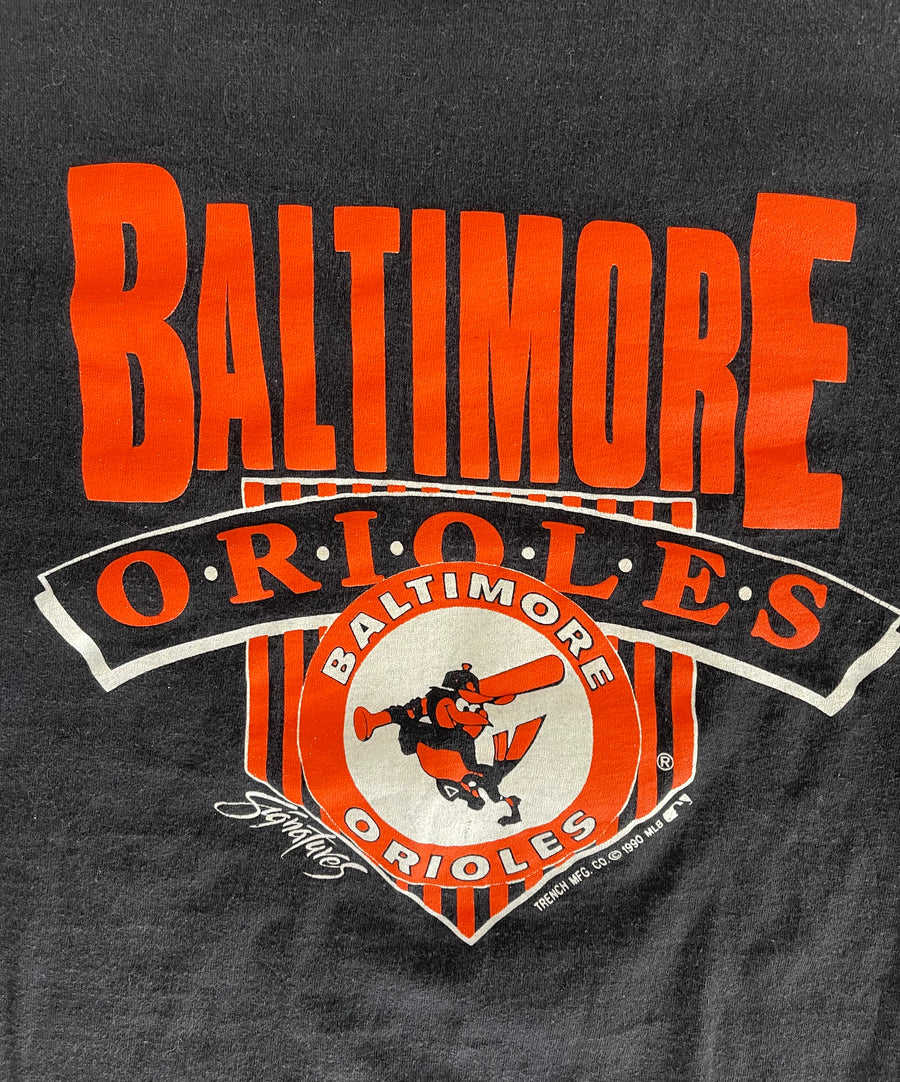Vintage 1990 Baltimore Orioles Tee L