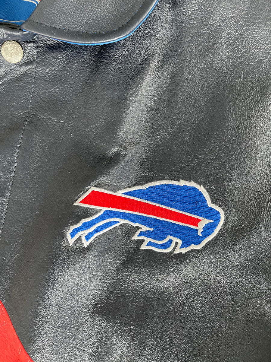 Vintage Buffalo Bills Leather Jacket XL