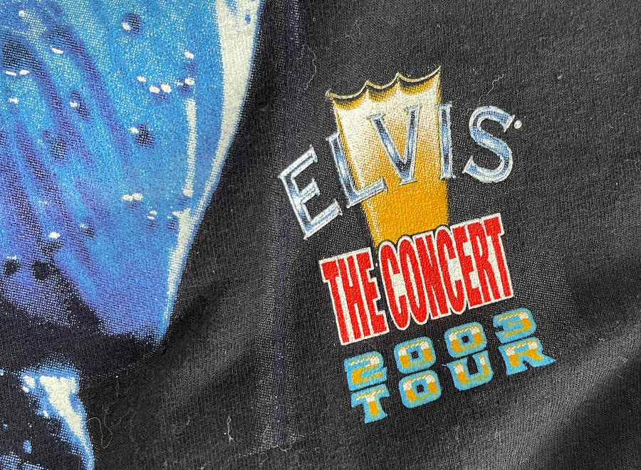 Vintage 2003 Elvis The Concert Tour Tee XL