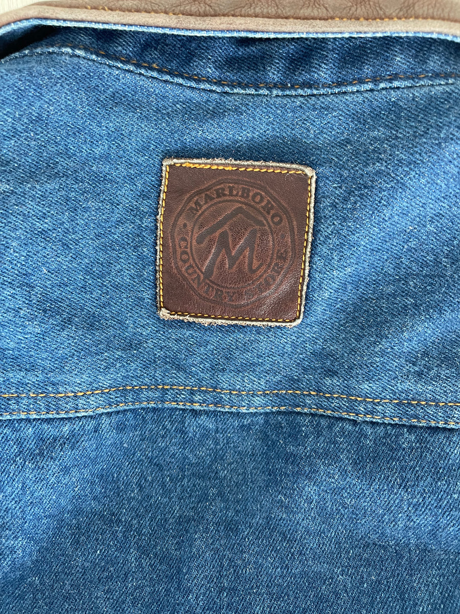 Vintage Marlboro Denim Jacket L