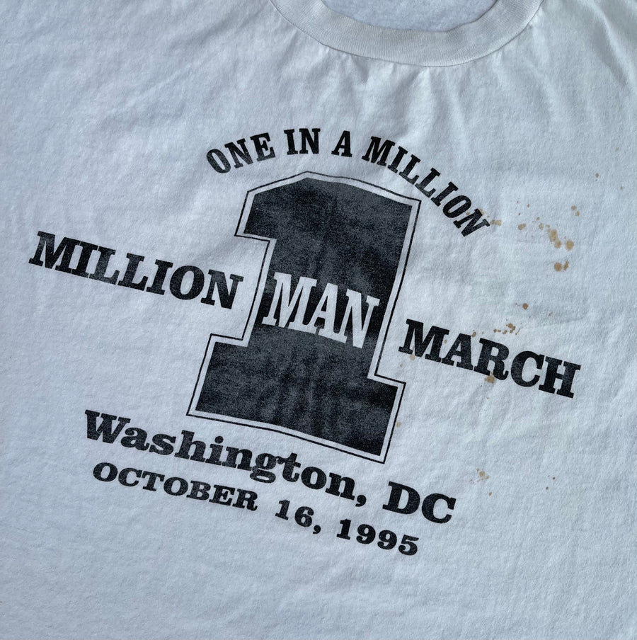 Vintage Pro Black Million Man March Tee XL