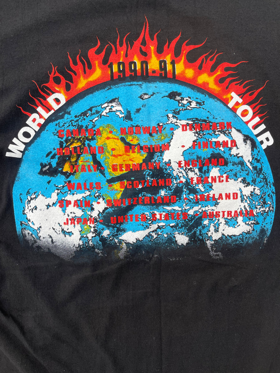 Vintage 1991 The Jeff Healey World Tour Band Tee L