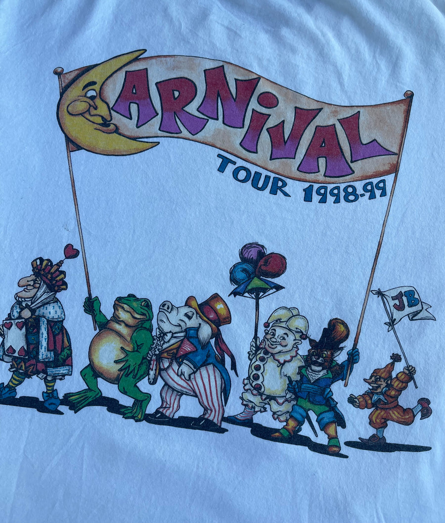 Vintage 1998 Jimmy Buffett Carnival Tour Long Sleeve Sweatshirt L
