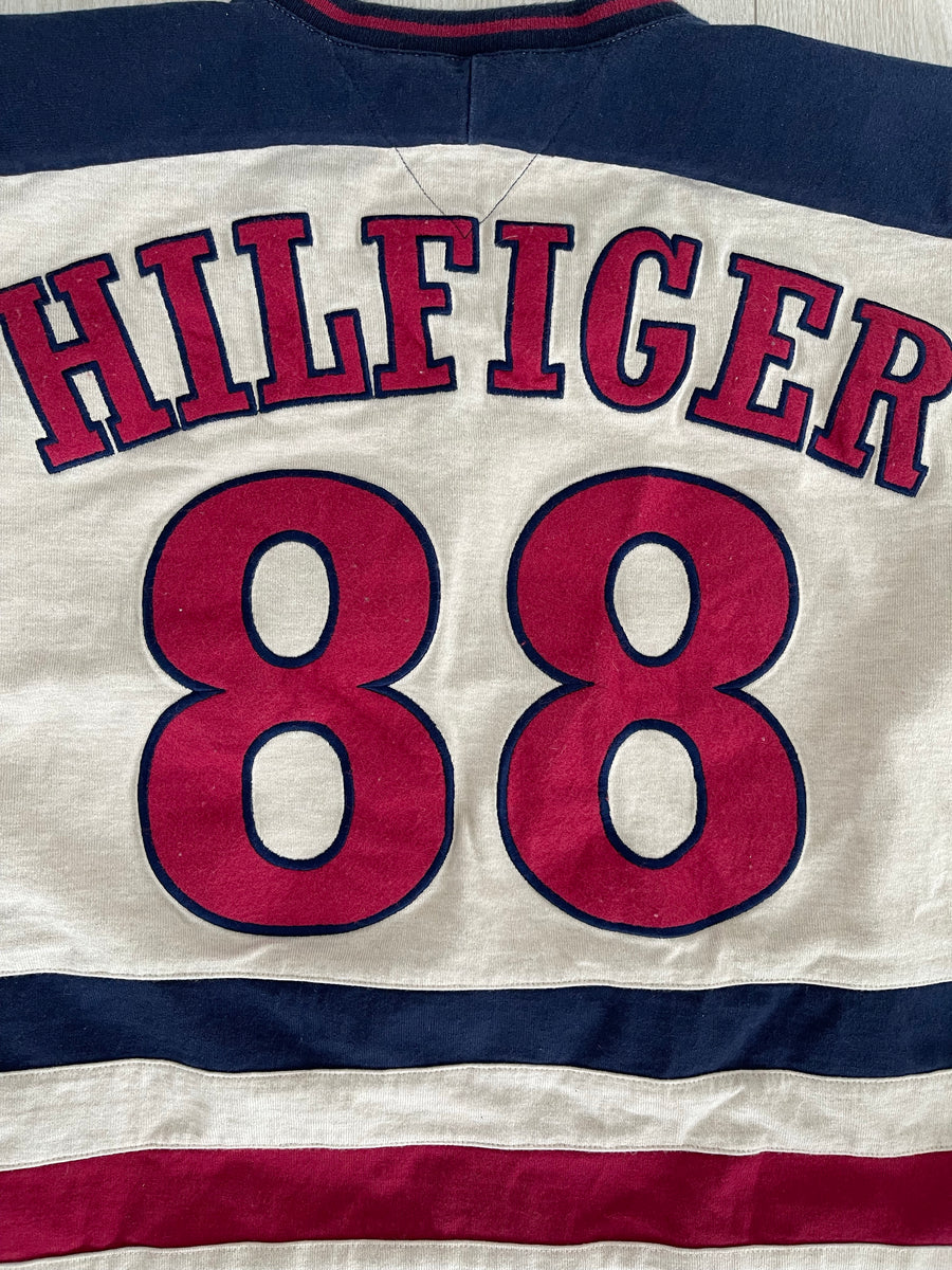 Vintage Tommy Hilfiger #88 Hockey Jersey L