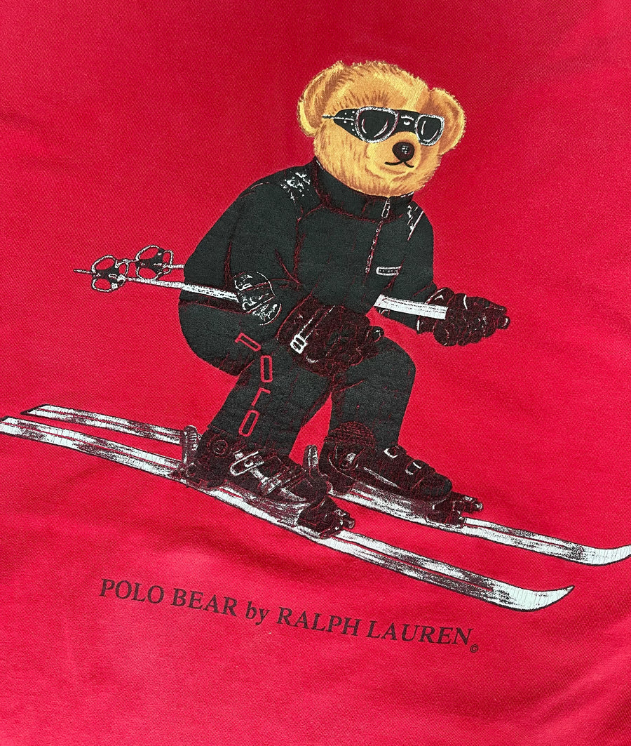 Vintage Polo Bear Ralph Lauren Skiing Sweatshirt XL