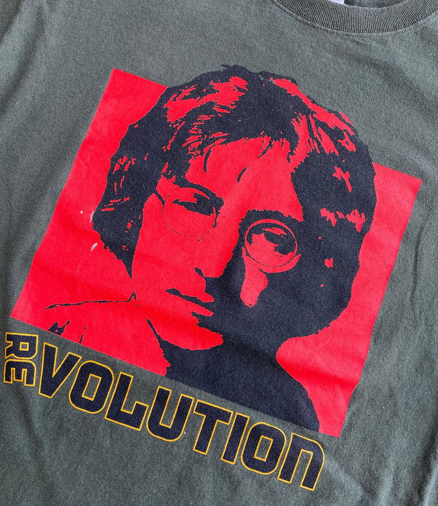 Vintage John Lennon Revolution Band Tee M