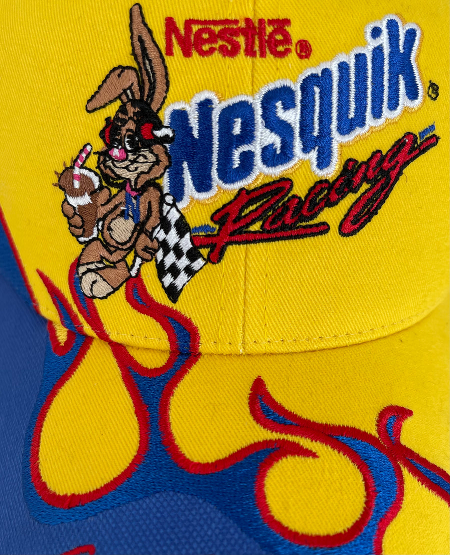 Vintage Nestle Nesquik Racing Strapback NWT