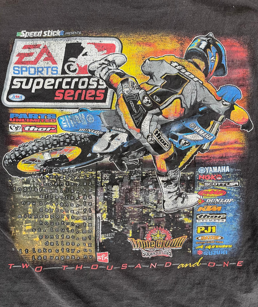 Vintage EA Sports Super Cross Racing Tee XL