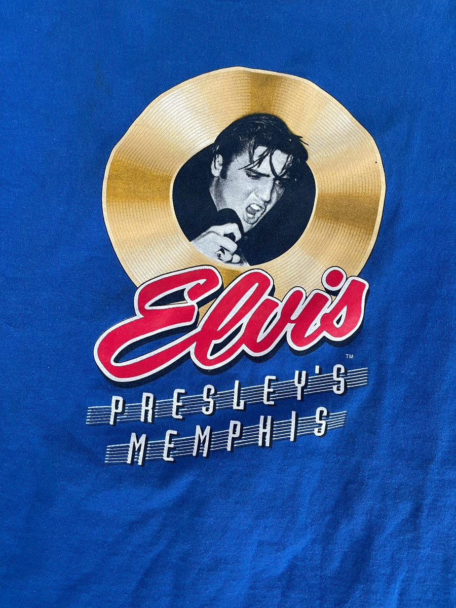 Vintage 2000s Elvis Presley Memphis Tee XXL