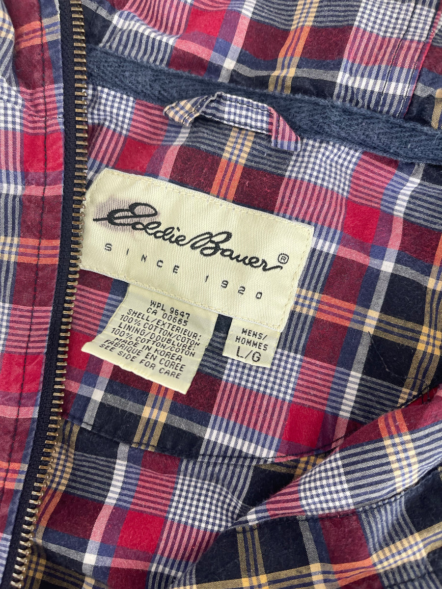 Vintage Eddie Bauer Plaid Jacket L