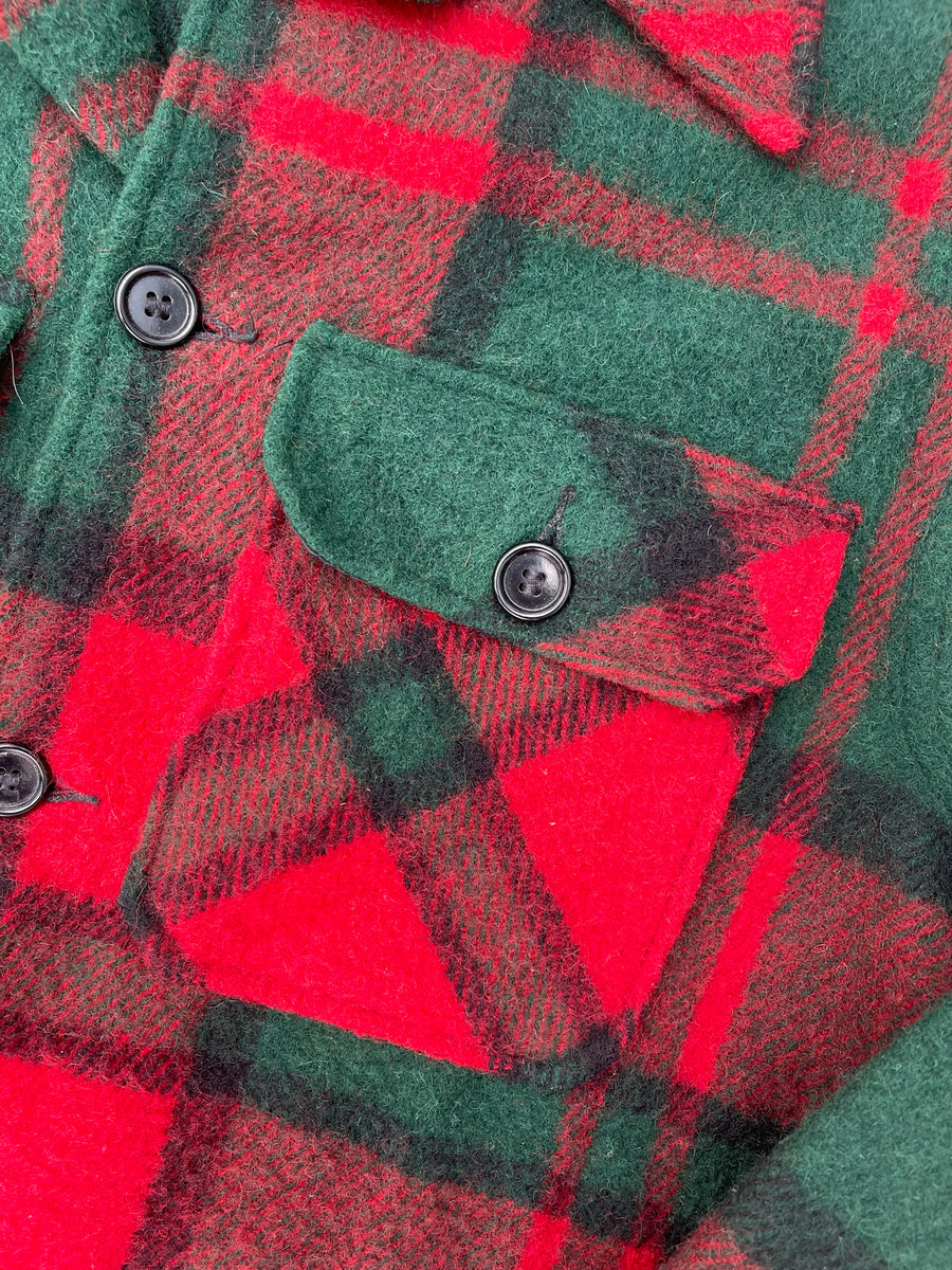 Vintage Plaid Flannel Jacket L