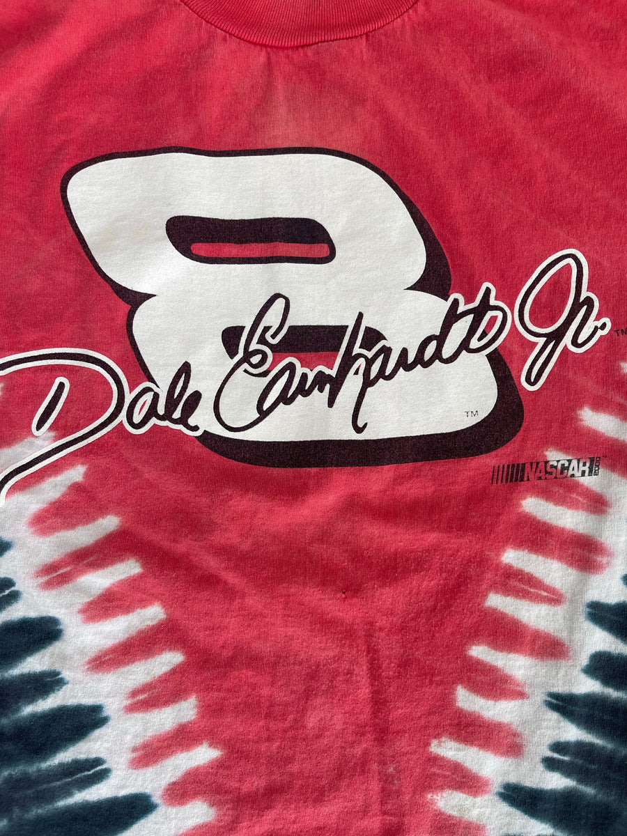 Vintage Dale Earnhardt Jr Tie Dye Racing Tee L