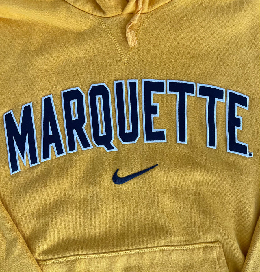 Vintage Nike Marquette Center Swoosh Hoodie Sweater M