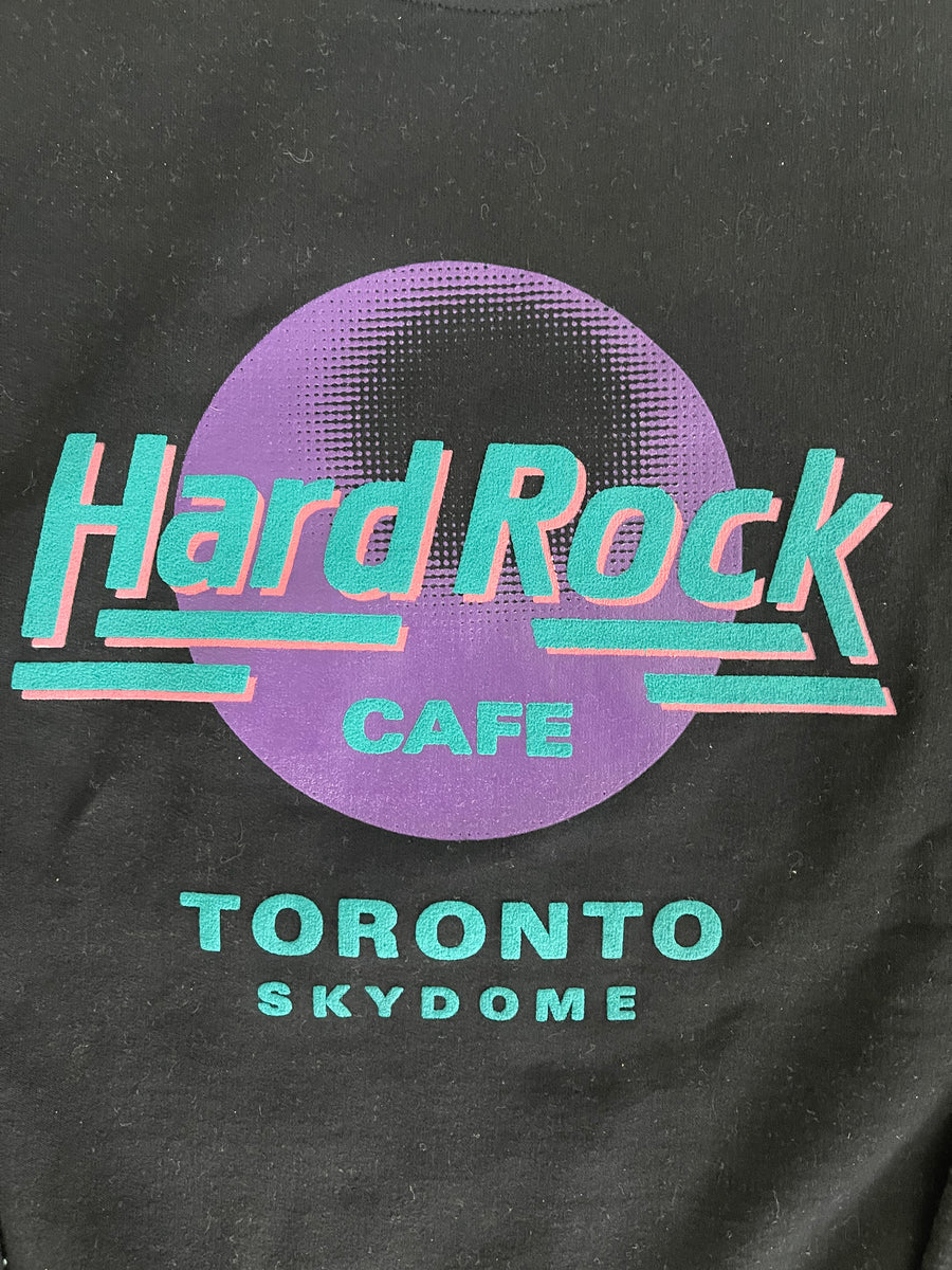 Vintage 1989 Hard Rock Cafe Toronto Skydome Sweater L